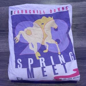 Vintage 1990’s Churchill Downs Spring Meet XL T-shirt.